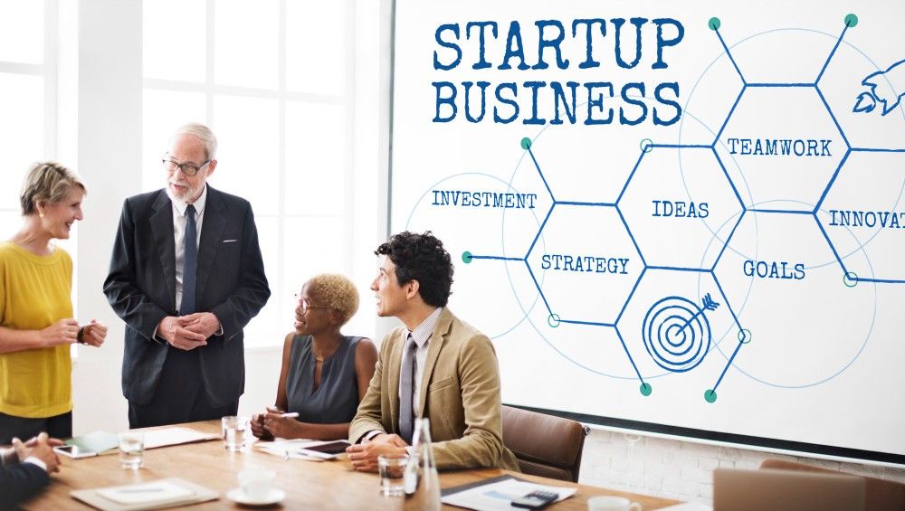 We also give business advice to start-ups.